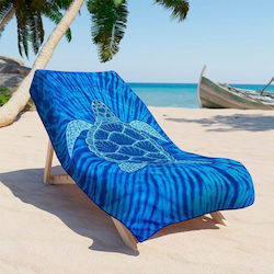 Lino Home Πετσέτα Microfiber Σώματος Μπλε