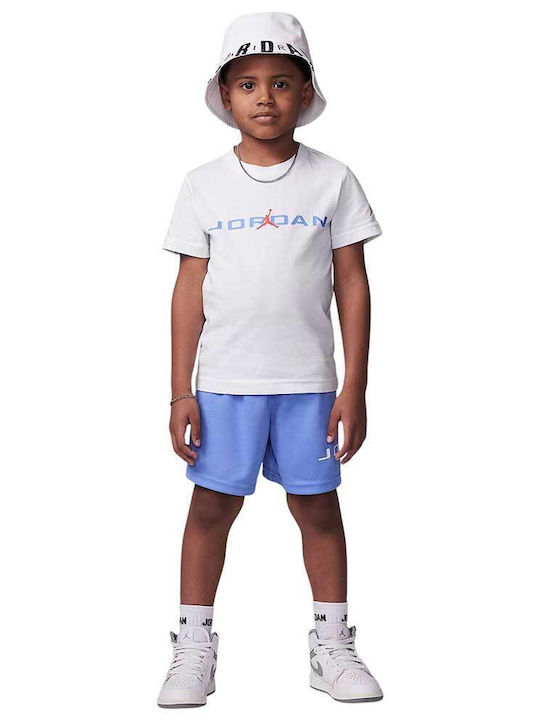 Jordan Kids' Set with Shorts Summer 2pcs White
