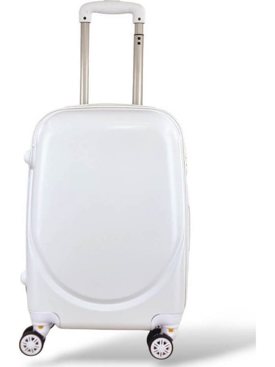 Playbags Βαλίτσα Ταξιδίου Καμπίνας Σκληρή Λευκό...