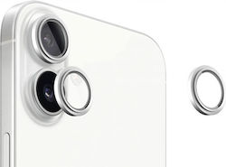 Evelatus Протектор за камера Закалено стъкло White за iPhone 16, iPhone 16 Plus EVEAPP16CLPW