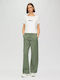 Women's Fabric Trousers Green