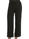 Women's Fabric Trousers Black