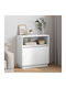 Bufet din Lemn Alb 71x34.5x75cm