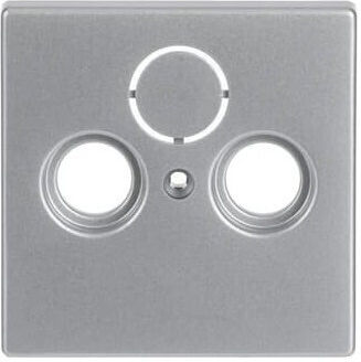 1743-83 TV-R/SAT-3 Frontplatte Aluminium