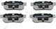 Brake Pads Rear Hon Accord III 87->89-Civic IV->Jazz 08--> Mg 51402-481