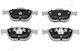 Front Brake Pads Ford Focus 99-07-Ford Tourneo Connect 02-13 Pa0307af-156