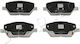 Front Brake Pads Fiat 500x 14'-> Jeep Renegade 14'-> 50923-481