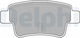 Hinterer Bremsbelagsatz Fiat G Punto-Opel Corsa D Bp243490-11368
