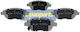 Vorderer Bremsbelagsatz Opel Corsa 1.3d Länge 136,9|Breite 57,5|Dicke 19,1 Pa0076af-10610