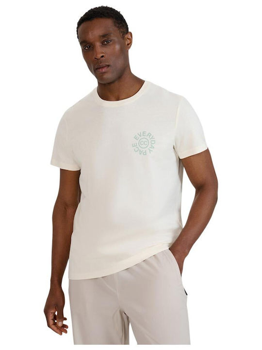 4F T-shirt Εκρού