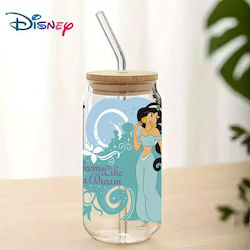 Γυάλινο Ποτήρι Καπάκι Jasmine