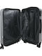 vidaXL Hard Silver Suitcases With 4 Wheels Set 3pcs