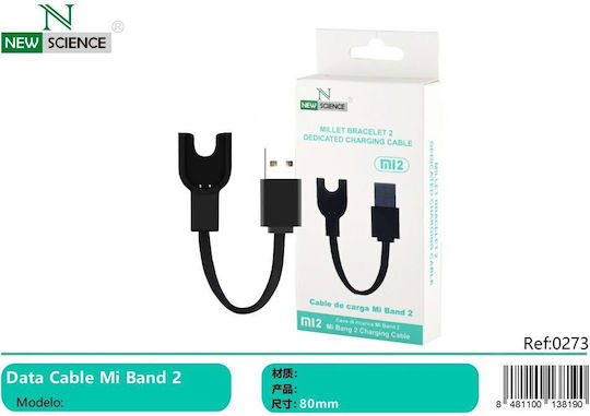 Leewello Ladegerät für Mi Band 2, Mi Band 3 Schwarzς