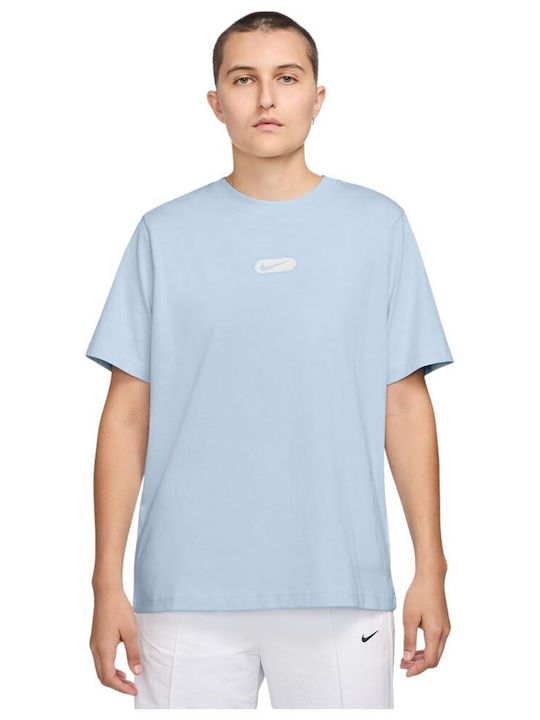 Nike Sportswear Γυναικείο T-shirt Γαλάζιο