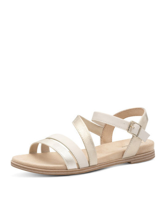 Women's Flat Sandals Anatomic in Beige Color
