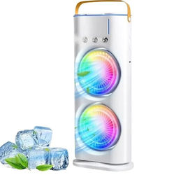 Andowl Ανεμιστήρας Διπλής Κεφαλής Υγραντήρα Rgb Φωτισμό Q-f600d Andowl Ανεμιστήρας Διπλής Κεφαλής Υγραντήρα Rgb Φωτισμό Q-f600d