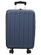 vidaXL Reisekoffer Hart Dunkelblau mit 4 Rädern Höhe 55,5cm