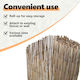 vidaXL Bamboo Fence Panel in Brown Colour