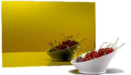 Oglindă Plexiglas Eumirror 3mm 50cm X 50cm Galben OEM