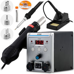 700w Soldering Station Hm-294 2 In 1 5 Nozzles Lcd 230v 700w Soldering Station Hm-294 2 In 1 5 Nozzles Lcd 230v