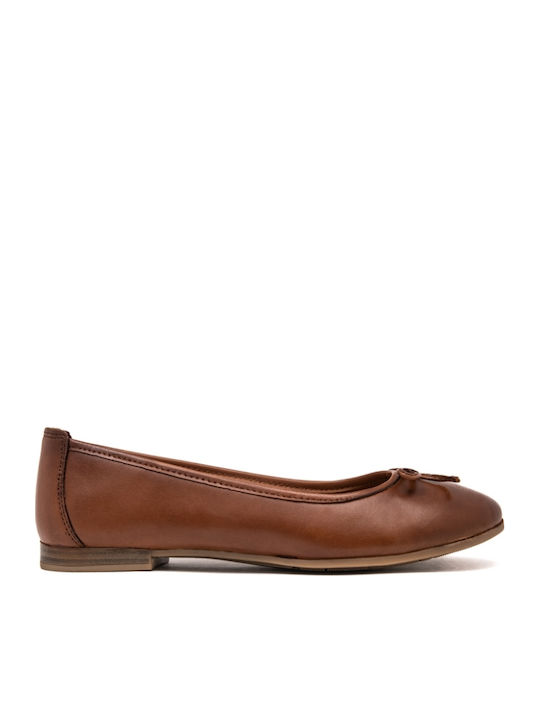 Air Anesis Anatomic Leather Ballerinas Brown