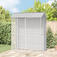 Vidaxl Bird Cage Grey 215x110x247 cm Steel Grey