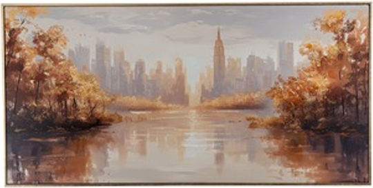 Zen Collection Πίνακας Ζωγραφικής Καμβά ''πόλη'' 120x4x60cm 51341