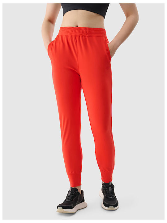 4F Functional Jogginghose Rot
