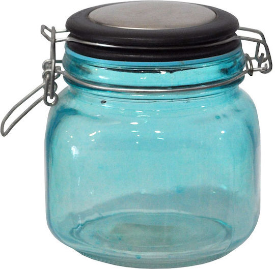 Ankor General Use Glass Jar with Airtight Lid Transparent 13x11x13cm