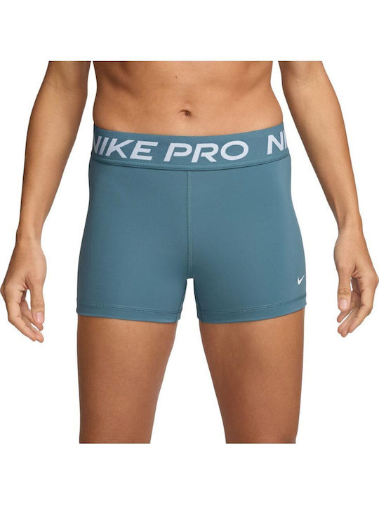 Nike Dri-Fit Pro 365 Ausbildung Frauen Kurze Hosen Leggings Blau