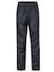 Marmot Precip Eco Full Zip Pant Ανδρικό Μακρύ Παντελόνι Πεζοπορίας Μαύρο