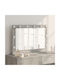 vidaXL Makeup Mirror Wall with Light Gray