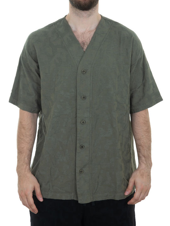 Nineteen Apparel Club Kurzärmlig Hemd Khaki