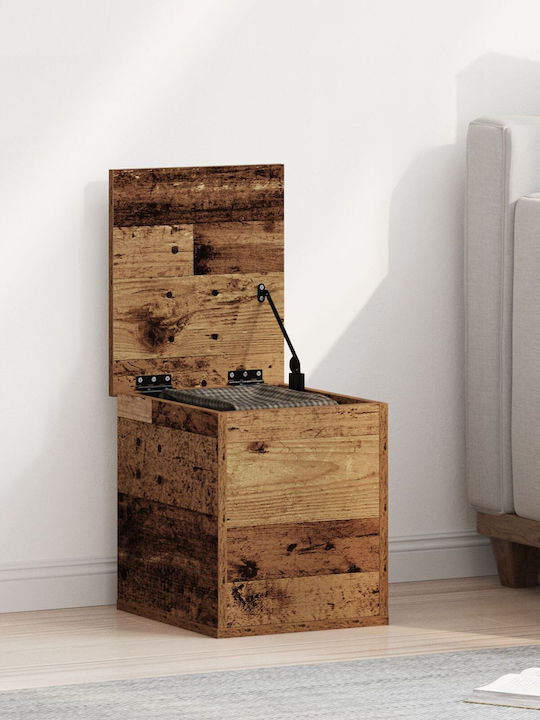 vidaXL Wooden Decorative Trunk Brown 30x35x35cm