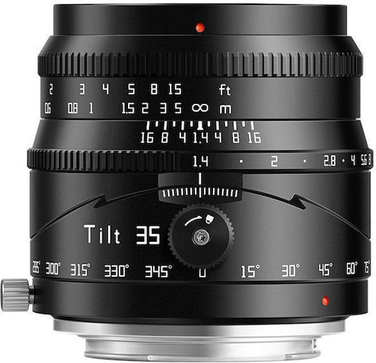 TTArtisan Crop Φωτογραφικός Φακός 35mm f/1.4 Σταθερός για Sony E Mount Μαύρος