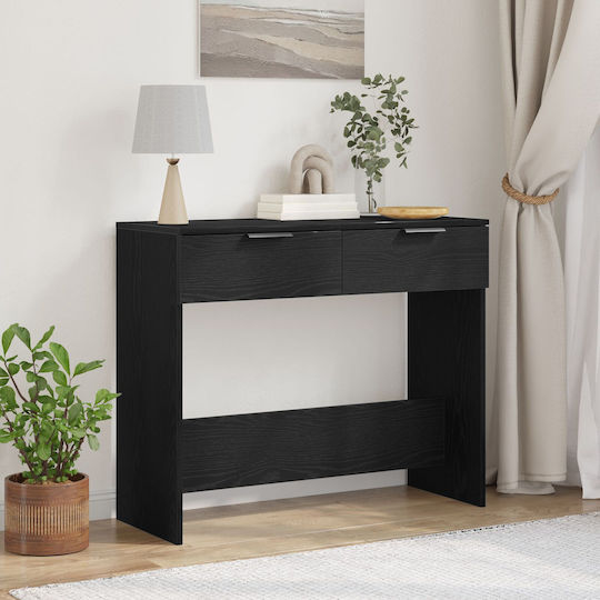 Конзолна маса Дървена Black Oak Д90xШ36xВ75cm