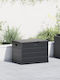 vidaXL Outdoor Storage Box 170lt Gray L77.5xW54.5xH53cm