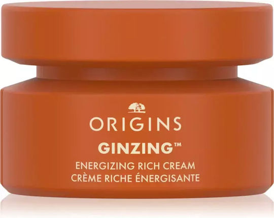 Origins GinZing Богата Текстура 72-Часов Хидратиращ Крем За Лице с Ниацинамид 30мл