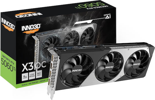 Inno 3D GeForce RTX 5060 Ti 8GB GDDR7 X3 OC Κάρτα Γραφικών
