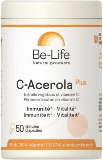 Be-Life C-Acerola Plus Βιταμίνη C 50 Κάψουλες