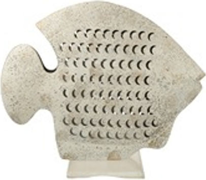 Antique Beige Gold Metal Fish 48.5x8.5x38cm
