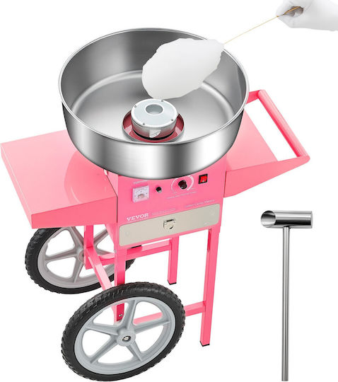 Vevor Commercial Cotton Candy Machine Cart 1000W Party