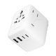 Mophie Incarcător Fără Fir GaN Cu 2 Porturi De Ieșire USB-A Și 3 Porturi De Ieșire USB-C 35W Livrarea Energiei Alb