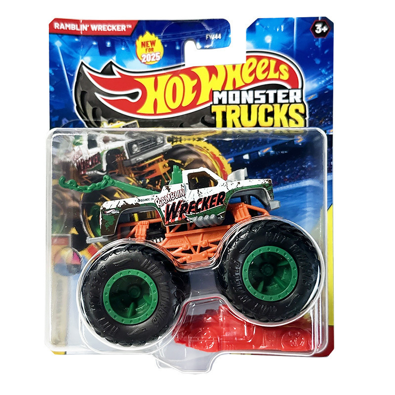 Hot Wheels Mașinuță Monster Trucks Freestyle Wreckers Ramblin
