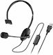 Genius HS-100U On Ear Căști Multimedia cu microfon și conexiune USB-A