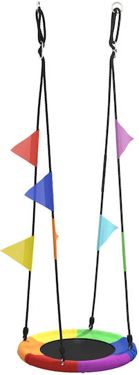 vidaXL Hanging Swing Nest 60x60x60cm Multicolour