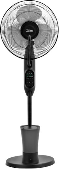 Zilan Zilan Pedestal Fan 75W Fan Diameter 43cm with Remote Control Black