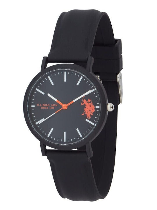 U.S. Polo Assn. Kinderuhr Schwarz