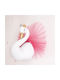 Kids Wall Decor Hanging Swan White 31x50x24cm