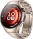 Huawei Watch 5 Stainless Steel 42mm Waterproof with eSIM and Heart Rate Monitor (Sand gold)